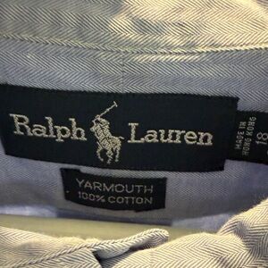 Ralph Lauren Light Blue Herringbone Shirt